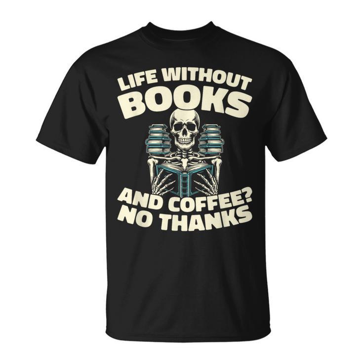 Books Bibliophile Librarian Library Literature Bookworm T-Shirt