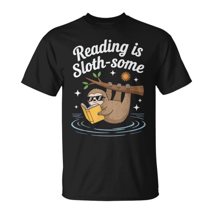 Booktrovert Shirt Reading Is Sloth Some Book Lover T-Shirt