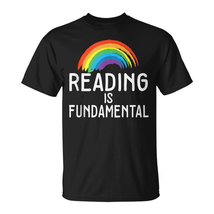 Bookworm Literature I Book Nerd I Reading Is Fundamental T-Shirt