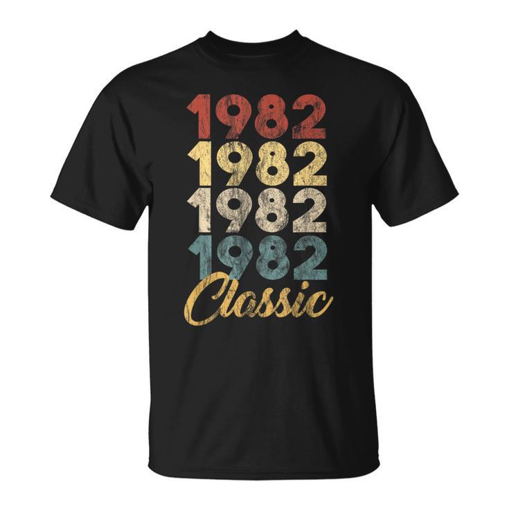 Born In 1982 De Cumpleaños Número 36 Hombres Es Juvenil Camiseta unisex