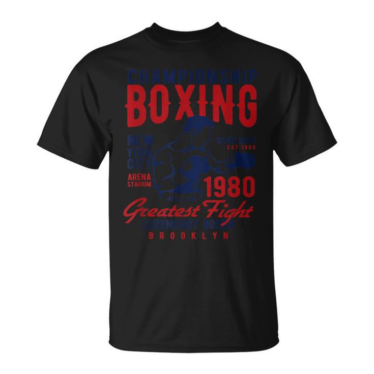 Boxing 伝説のボクサー 最大の戦い チャンピオンシップ ボクシング Tシャツ