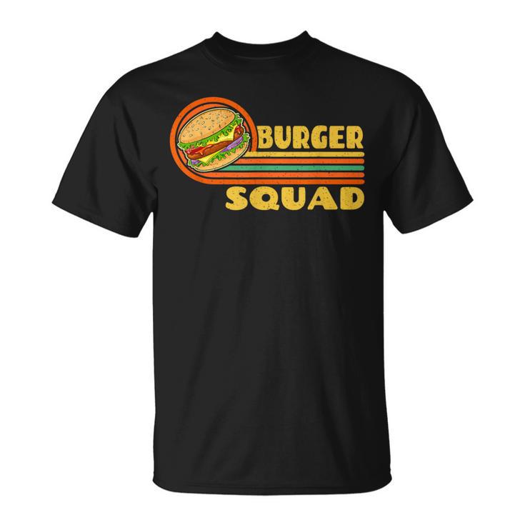 Burgerquad チーズバーガー 食通愛好家チーム ハンバーガー Tシャツ