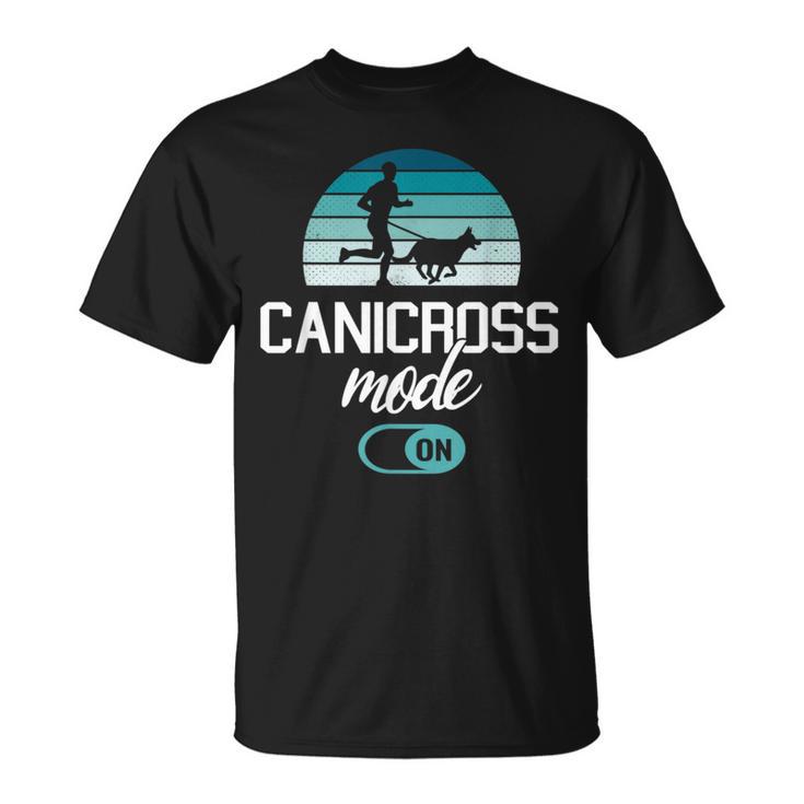 Canicross Runner 犬 トレイルランニング Tシャツ
