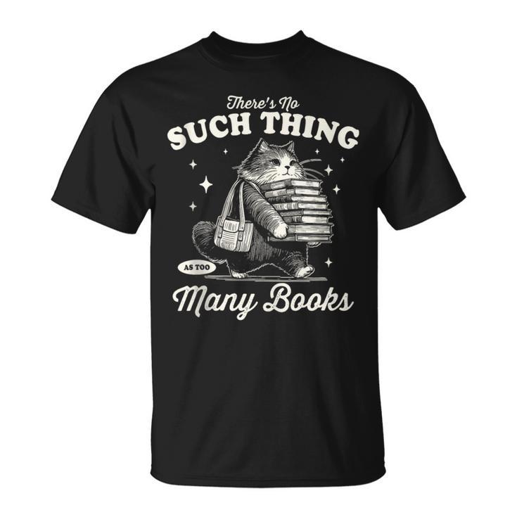 Cat Book Lover Reading Quote T-Shirt