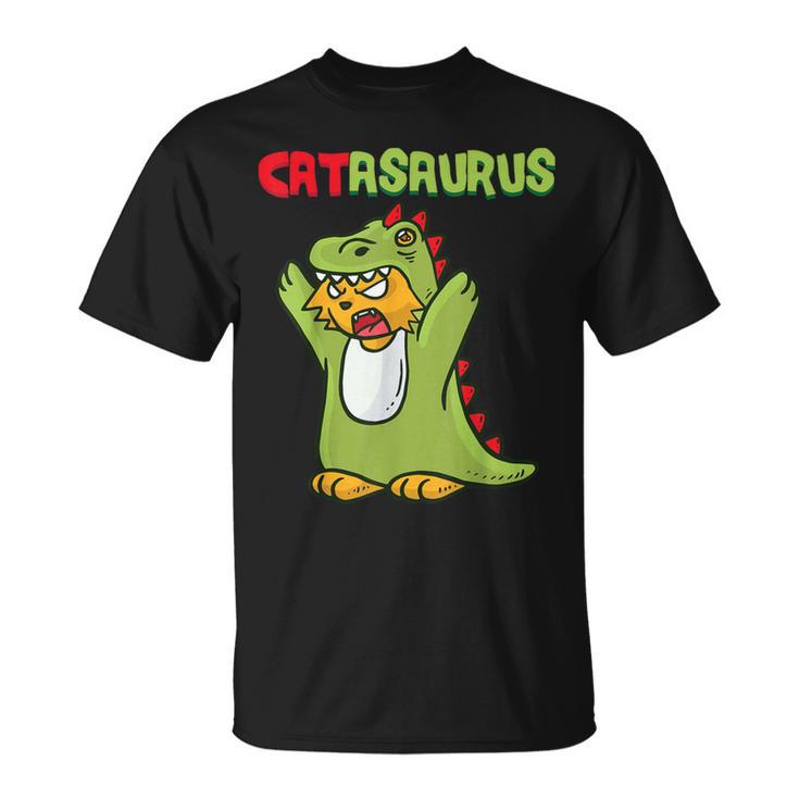 Catasaurus T-Rex Cat Kitten Dinosaur Feline Dino Dragon Tシャツ