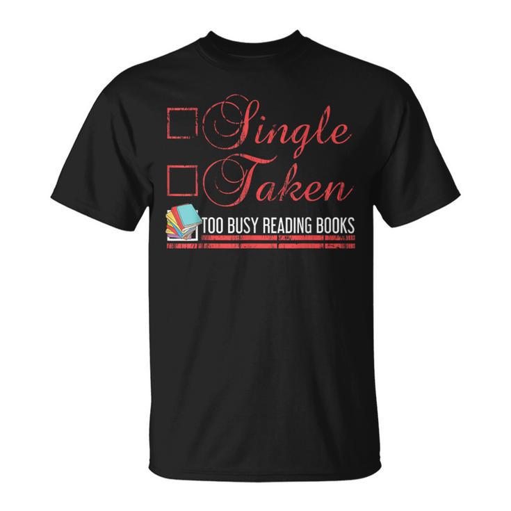 Checklist For Busy Reading Books Bookworm T-Shirt