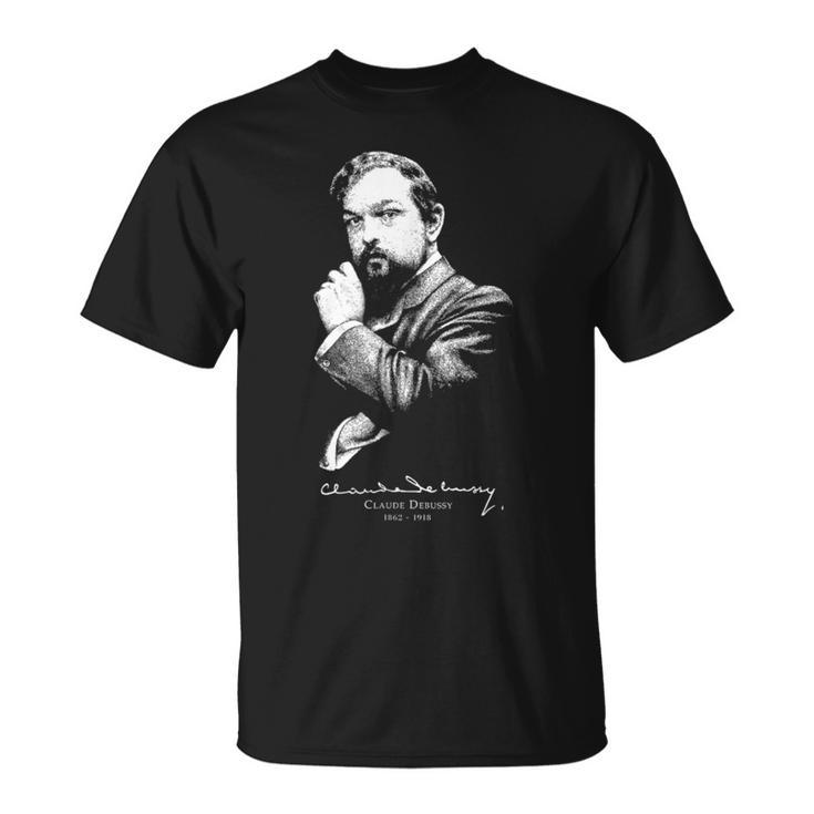 Claude Debussy-クロード・ドビュッシー-フランスの作曲家-クラシック音楽 Tシャツ