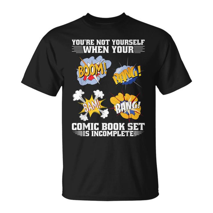 Comic Book Collecting Gear Collection Comics Collector T-Shirt Comic Book Collecting Gear Collection Comics Collector T-Shirt