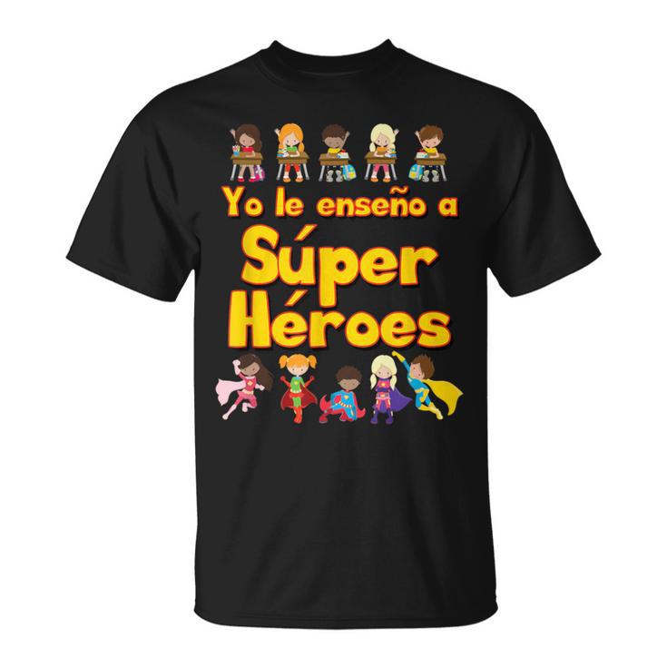 Comic Book Super Hero Student Spanish Teacher Tshirt Men Women Kids T-Shirt