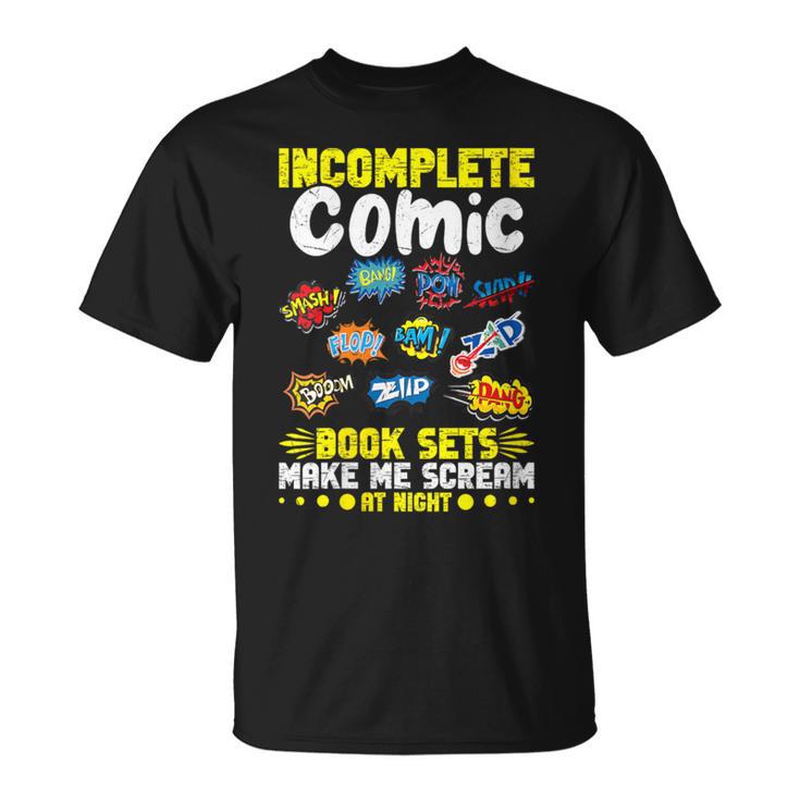 Comics Collector Gear Comic Book Collecting Comics Lover T-Shirt