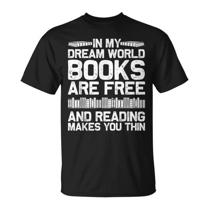 Cool Reading Art For Men Women Book Lover Reader Nerd Books T-Shirt