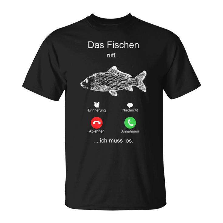 Cooles Das Fischen Ruft Angel Geburtstag Geschenk T-Shirt