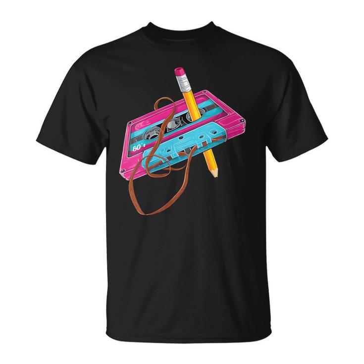 Crayon À Cassette Des Années 80 Et 90 Rollback Throwback T-Shirt