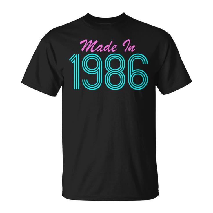 D'anniversaire Des Années 80 T-Shirt