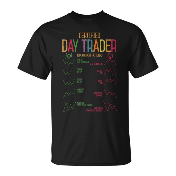 Day Trader スイングトレーディング ストック投資家 フォレックス チャートパターン Tシャツ
