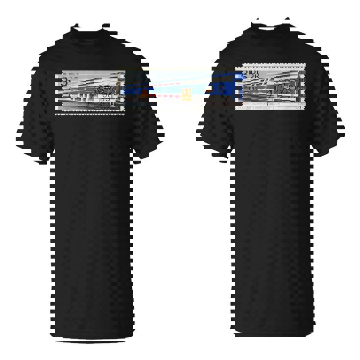 Ddr東ドイツベルリン列車消印sovi8プロパガンダ。 Tシャツ