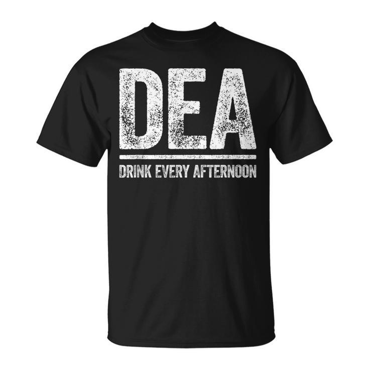 Dea Drink Every Afternoon シャツ 面白い メンズ レディース ドリンク Tシャツ