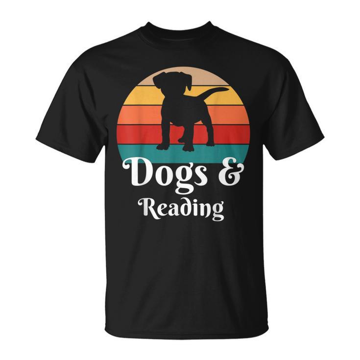 Dogs And Reading Books T-Shirt