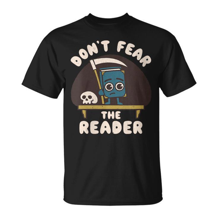 Don't Fear The Reader Kawaii Style Book Cartoon T-Shirt