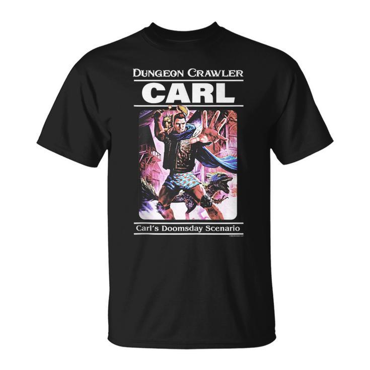 Dungeon Crawler Carl Vintage Paperback Illustration Book T-Shirt