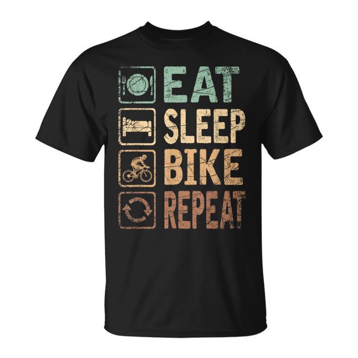 Eatleep Bike リピート自転車 Tシャツ