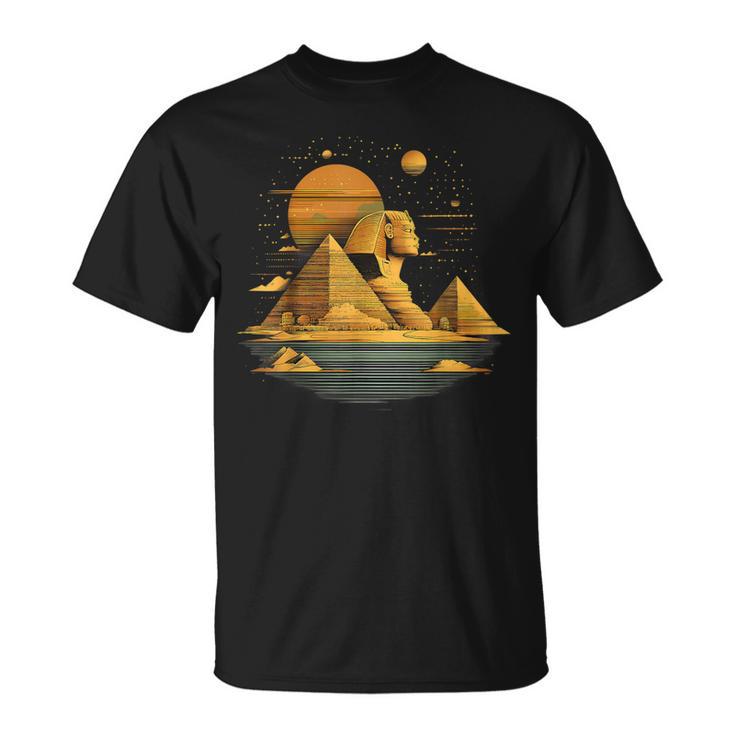 Égypte Ancienne Pyramidephinx De Toutankhamon Mythologie De L'égypte T-Shirt