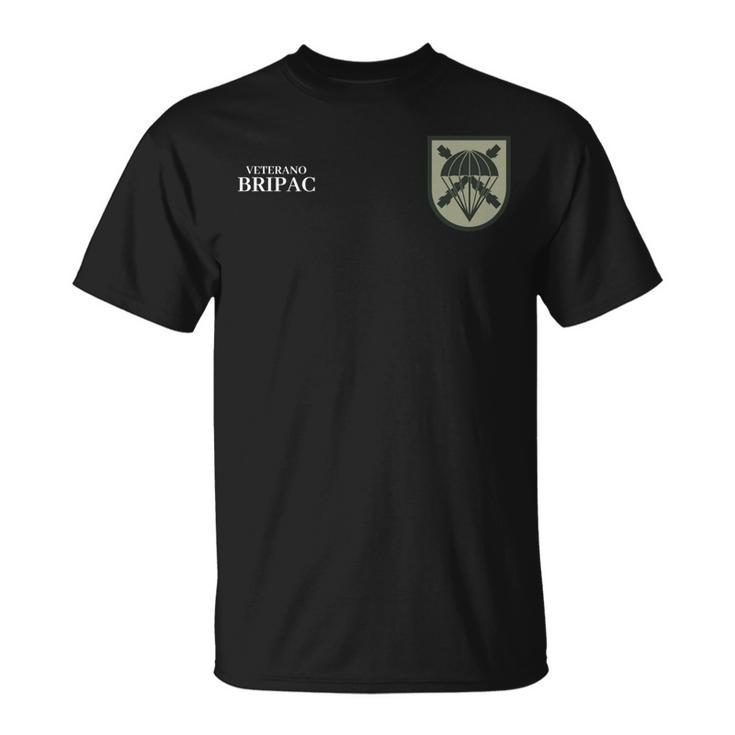 Emblema Bripaceterano Ejército Español Paracaidista Manga Larga Camiseta unisex