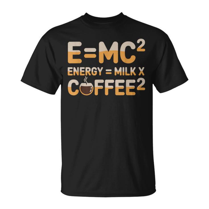 EMc2物理学が語る、コーヒーを介したオタクのダジャレ・エネルギー Tシャツ