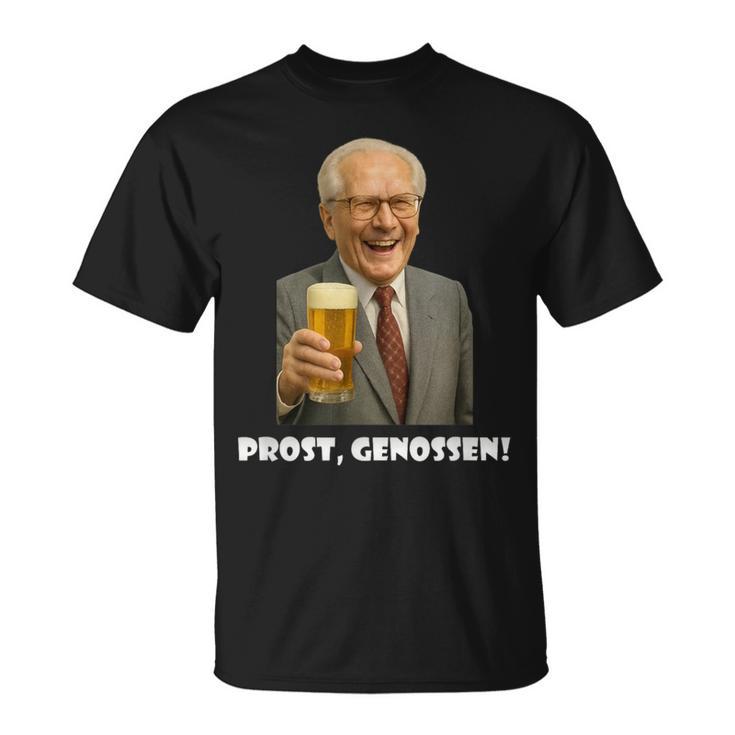 Erich Honecker Ostdeutschland Lustiges Ddr T-Shirt