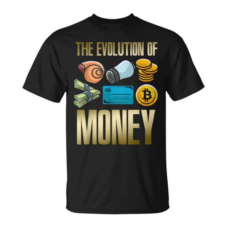 Evolution Of Money お金の進化 ビットコインプランb 暗号通貨btc ホドル Tシャツ