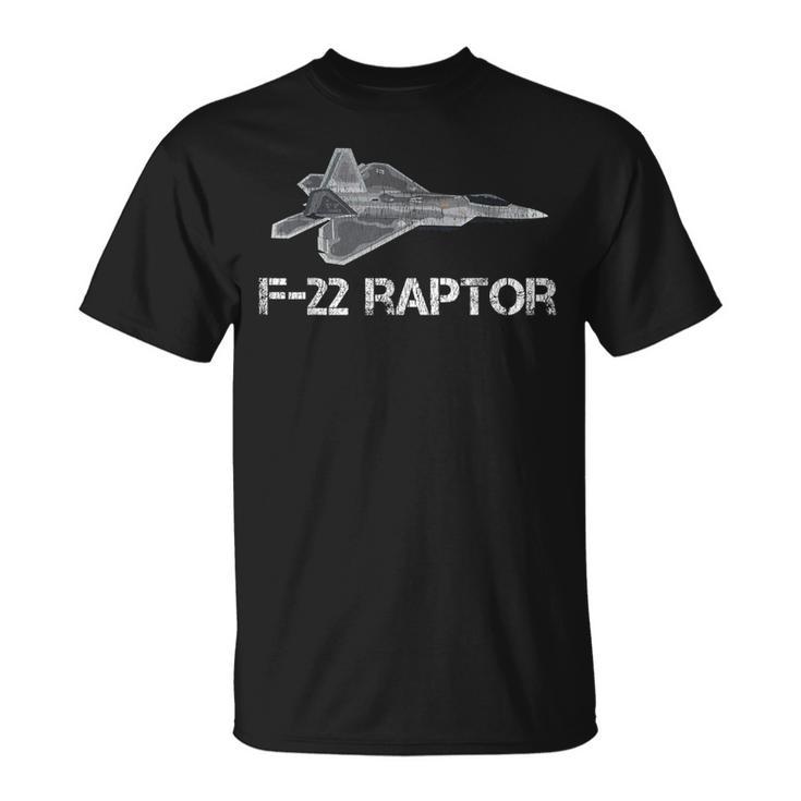F-22 ラプター ファイター ジェット ミリタリー パイロット Tシャツ