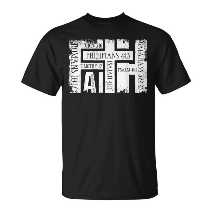 Faith Bibleerses ビンテージ クリスチャン グランジ グラフィック Tシャツ
