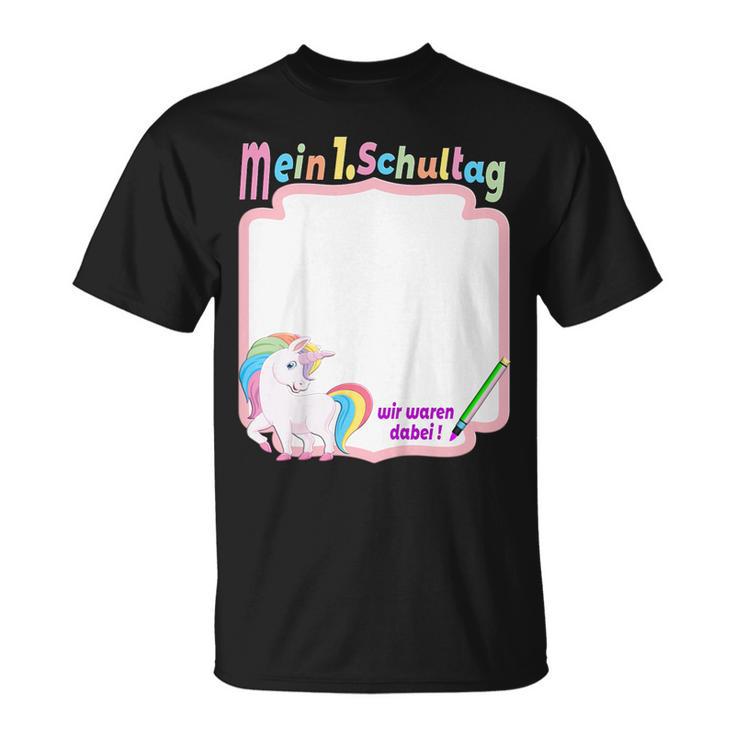 First Day Of School 2021 Guest Book Unicorn Unicon T-Shirt
