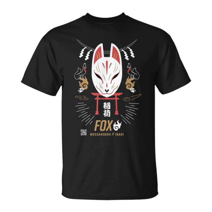 Fox 稲荷神の使者 Tシャツ