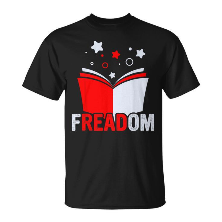 Freadom I Read Banned Books Banned Books Week Librarian T-Shirt