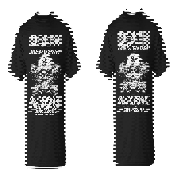 Freemasonkull Quote Deathmiles Mason ユーモア フリーメイソン Tシャツ