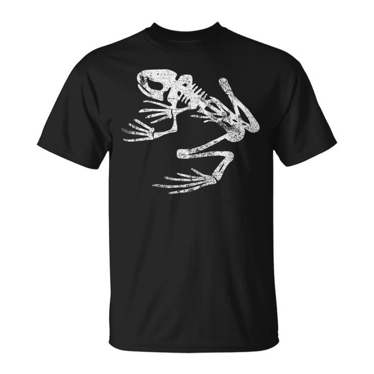 Frogman Bonefrog アンティーク調ホワイトプリント Tシャツ