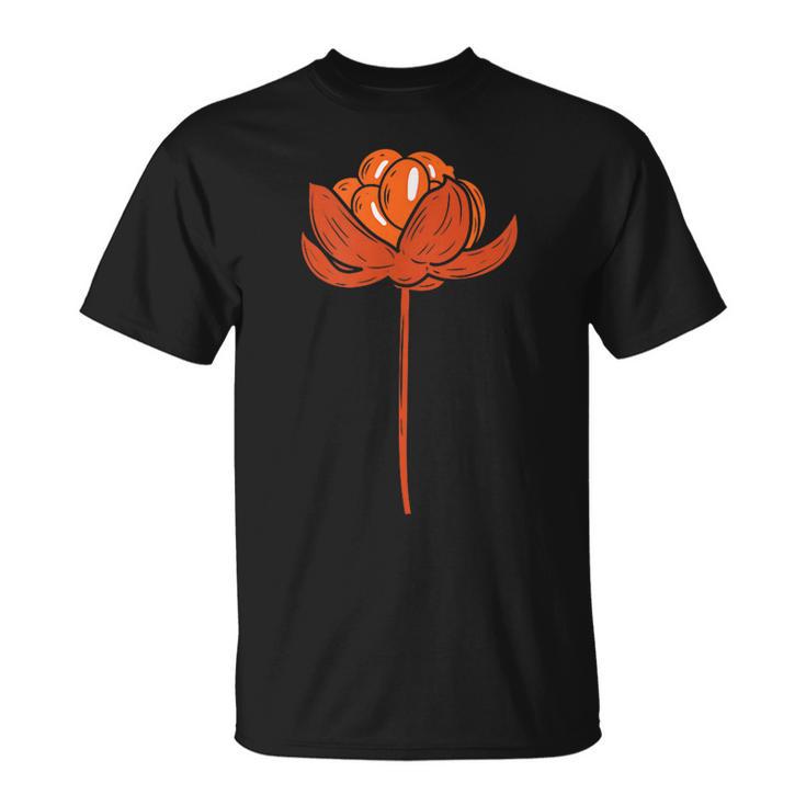 Fruta Escandinava Exótica Cloudberry Camiseta unisex