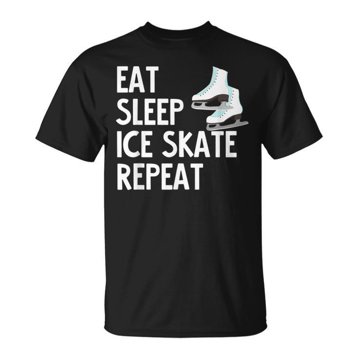 Eatleep Icekate Repeat フィギュアスケート Tシャツ