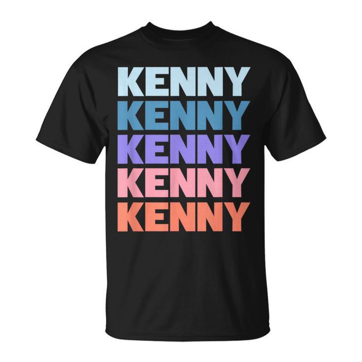 Modern Repeated Text Kenny Tシャツ