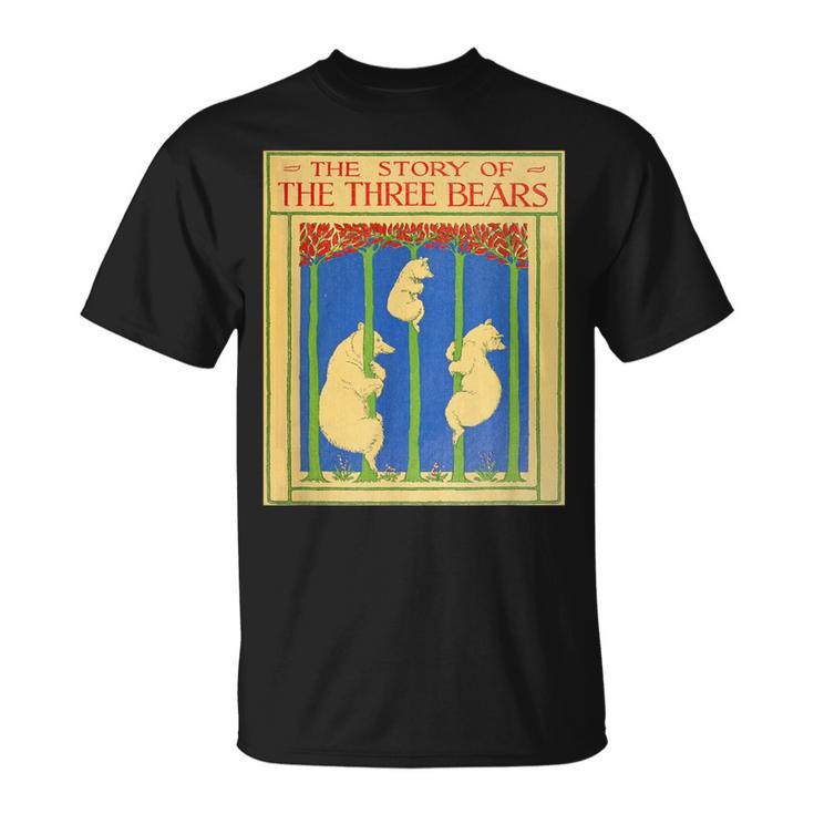 Goldilocks And The Three Bears Book Cover T-Shirt