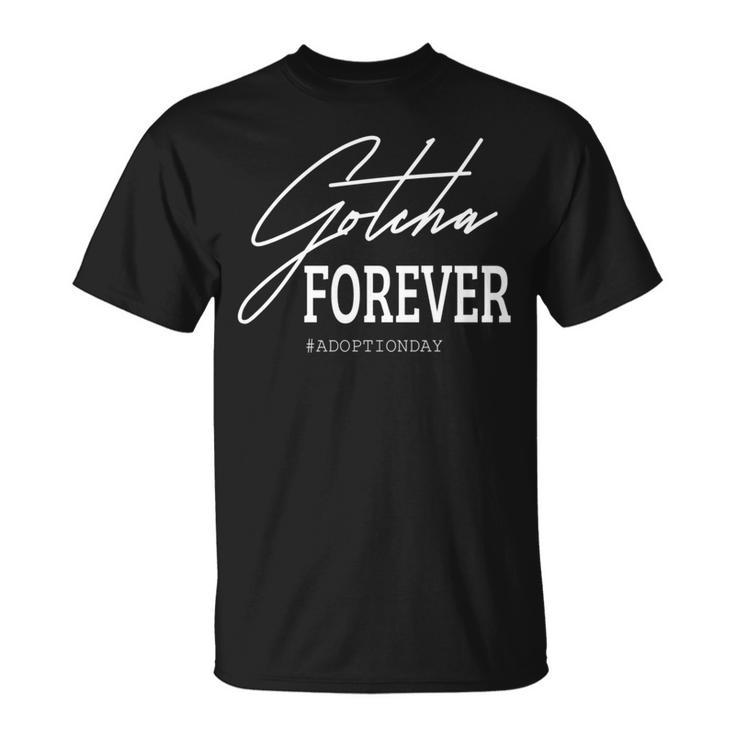 Gotcha Forever 養子縁組の日ギフト 長袖tシャツ Tシャツ
