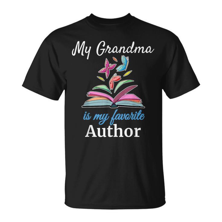 My Grandma Is My Favorite Author For Book Lovers T-Shirt