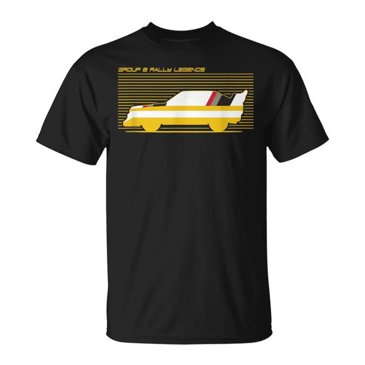 Group B ラリー レジェンド クラシック ラリー カー デザイン ヴィンテージ ラリー Tシャツ