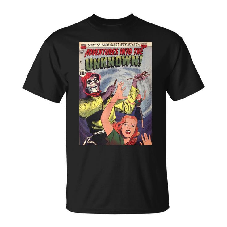 Halloween Horror Vintage Voodoo Comic Book Retro Scary T-Shirt