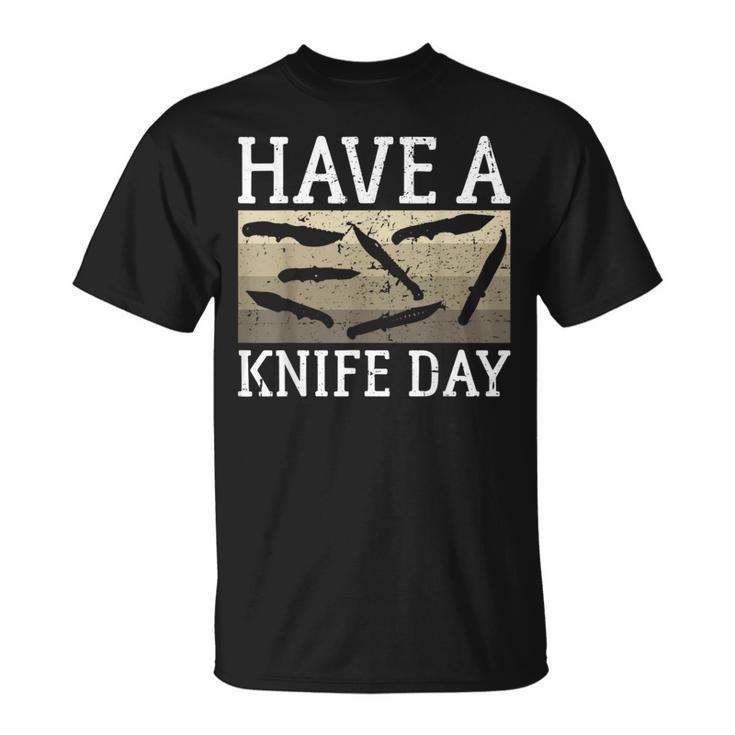 Have A Knife Day Knife Collector Tシャツ