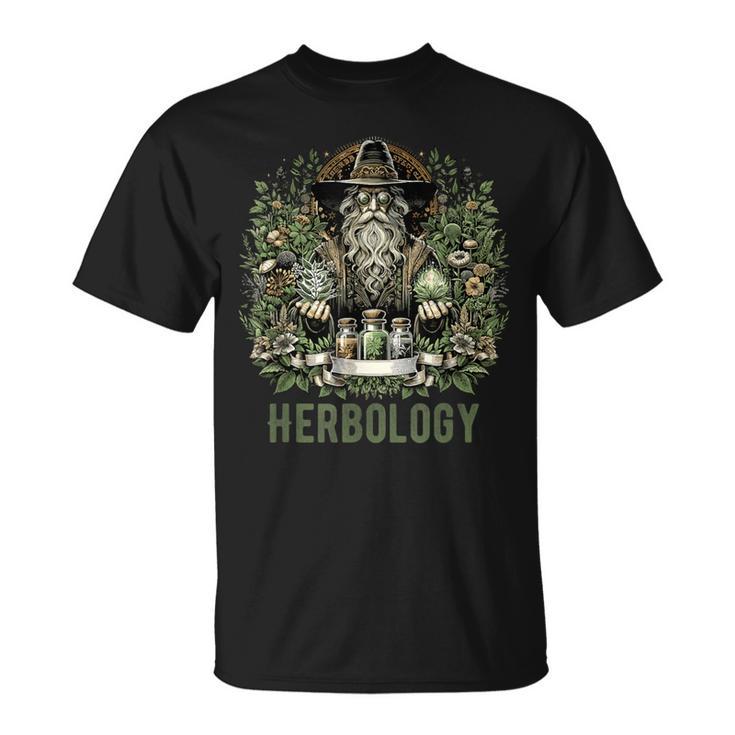 Herbology マジカルハーブ ヴィンテージ 神秘的な植物 Tシャツ