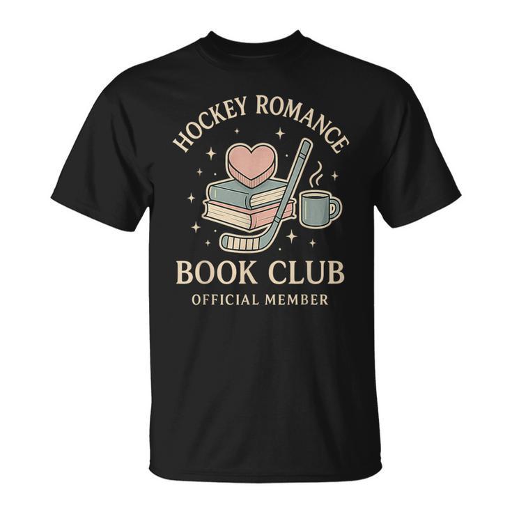 Hockey Romance Book Club Reader Love Reading Sports T-Shirt