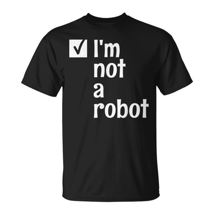 I'm Not A Robot Aiゲーマー Tシャツ