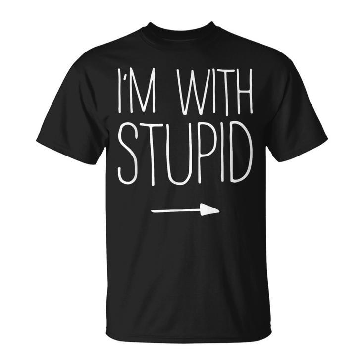 I'm Withtupid 大人用 キッズ メンズ レディース コスチューム Tシャツ